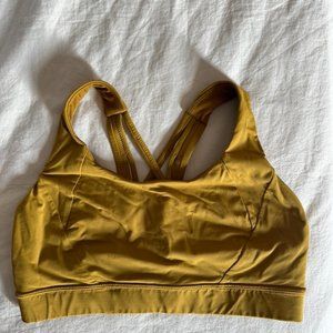 LULULEMON Mustard yellow sports bra